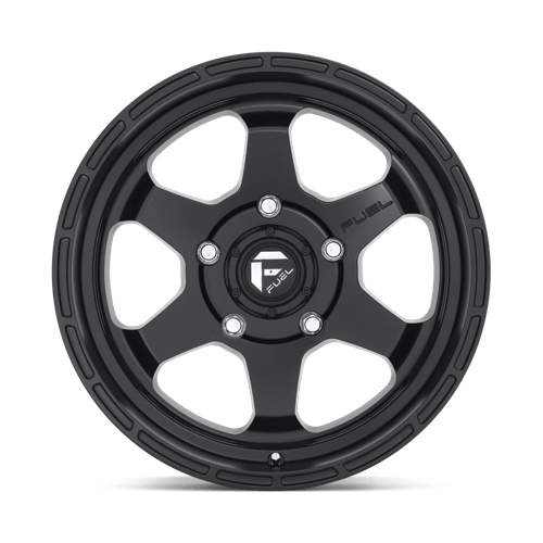 18X9 Fuel 1PC D664 SHOK 6X5.5 1MM MATTE BLACK