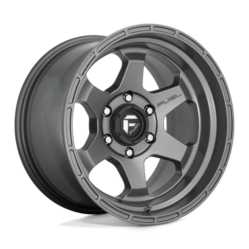 17X10 Fuel 1PC D665 SHOK 6X5.5 -18MM MATTE ANTHRACITE