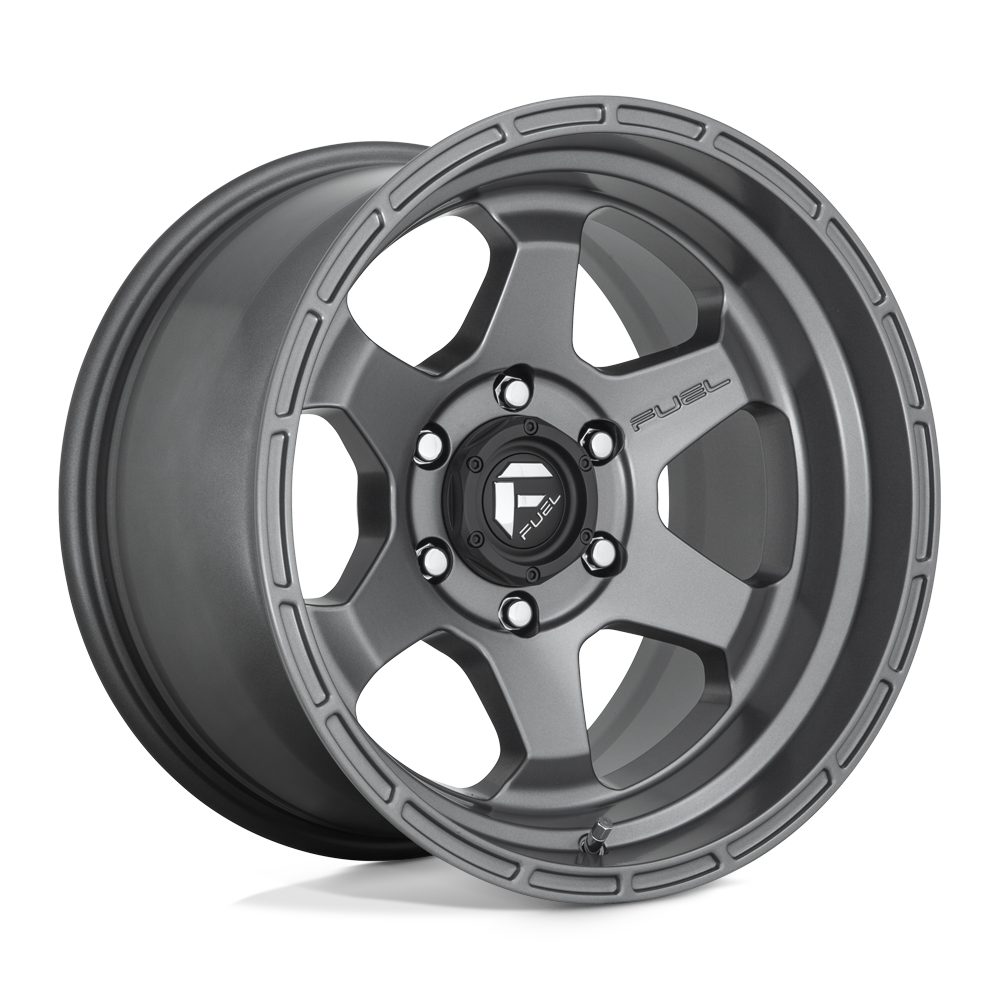 17X10 Fuel 1PC D665 SHOK 6X5.5 -18MM MATTE ANTHRACITE