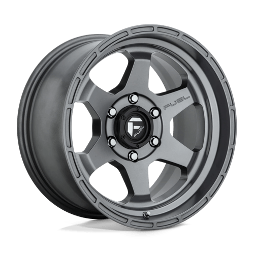 17X9 Fuel 1PC D665 SHOK 5X150 1MM MATTE ANTHRACITE