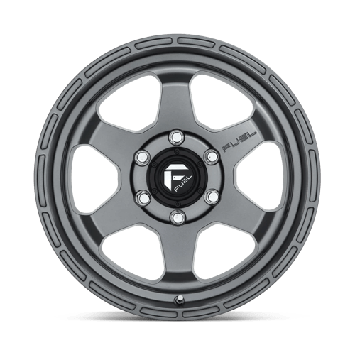 17X10 Fuel 1PC D665 SHOK 6X5.5 -18MM MATTE ANTHRACITE