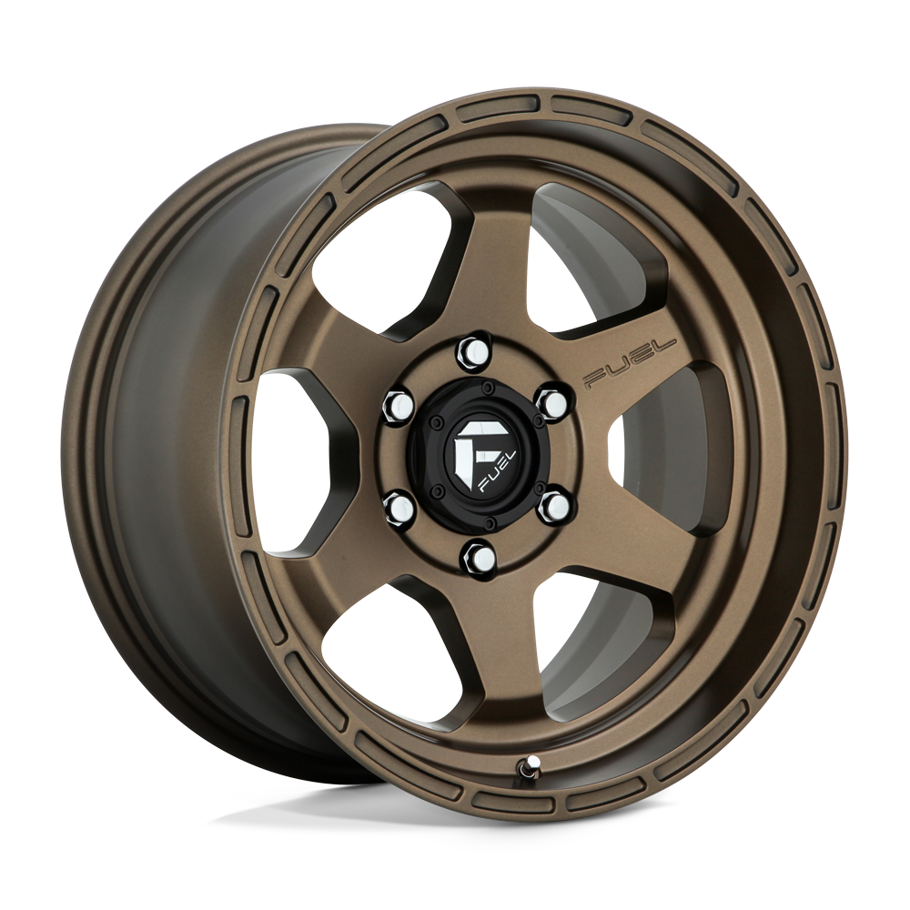 17X9 Fuel 1PC D666 SHOK 6X135 1MM MATTE BRONZE