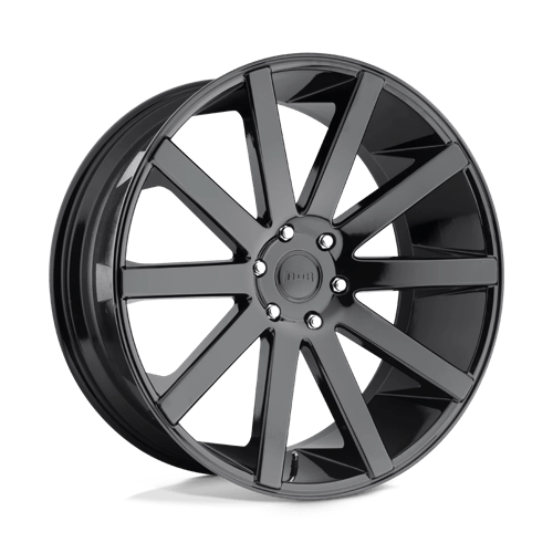 24X10 DUB 1PC S219 SHOT CALLA 6X5.5 20MM GLOSS BLACK