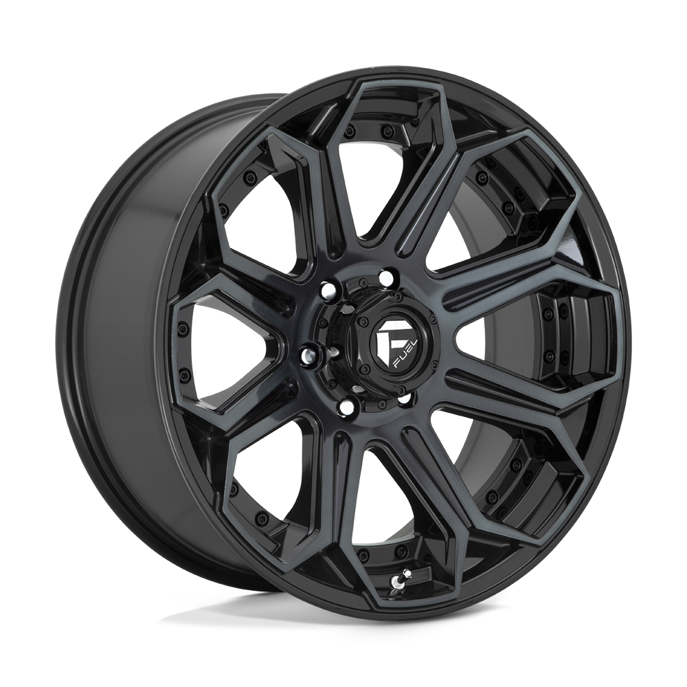 26X14 Fuel 1PC D704 SIEGE 6X135 -75MM GLOSS MACHINED DOUBLE DARK TINT