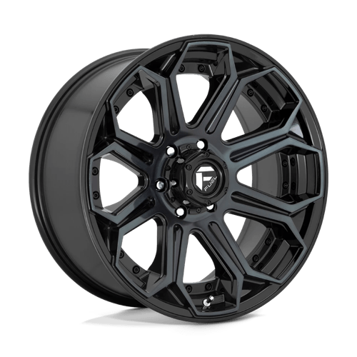 26X14 Fuel 1PC D704 SIEGE 6X5.5 -75MM GLOSS MACHINED DOUBLE DARK TINT