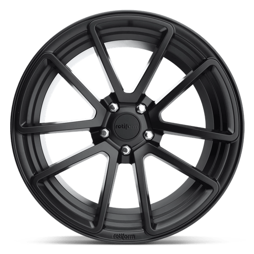 18X8.5 Rotiform R122 SPF 5X112 35MM MATTE BLACK