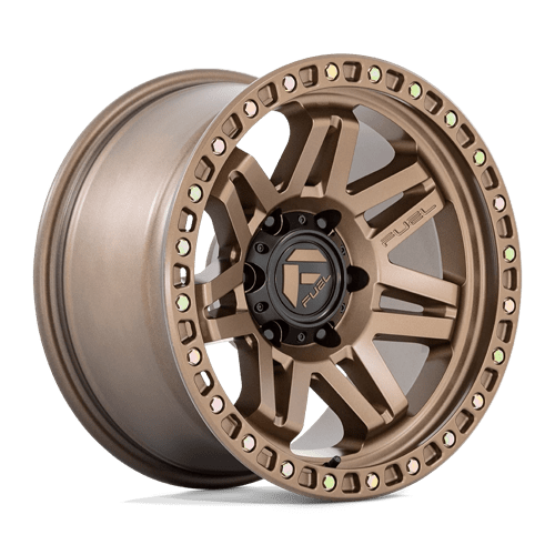 17X9 Fuel 1PC D811 SYNDICATE 6X5.5 -12MM FULL MATTE BRONZE