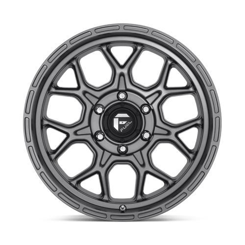 18X9 Fuel 1PC D672 TECH 5X5.0 -12MM MATTE ANTHRACITE