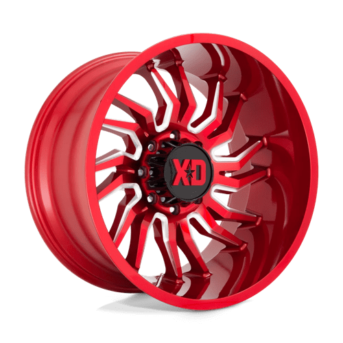 22X10 XD XD858 TENSION 8X170 -18MM CANDY RED MILLED