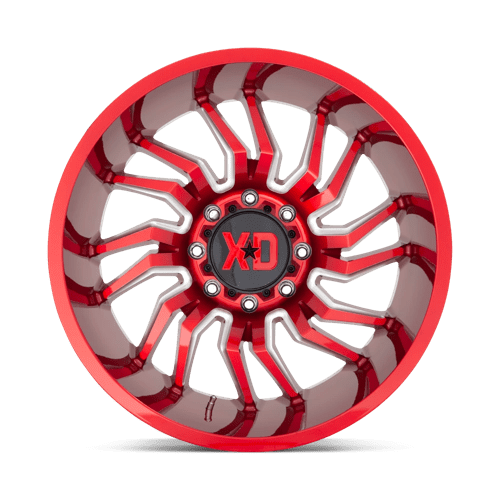 20X10 XD XD858 TENSION 6X135 -18MM CANDY RED MILLED