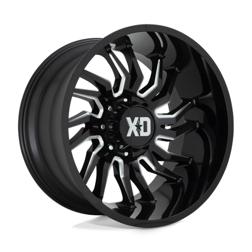 22X12 XD XD858 TENSION 8X170 -44MM GLOSS BLACK MILLED