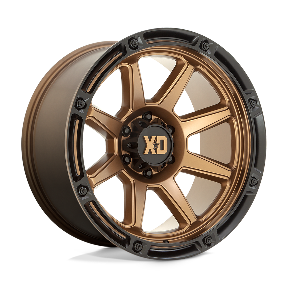 20X9 XD XD863 8X6.5 18MM MATTE BRONZE WITH BLACK LIP