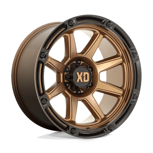 20X12 XD XD863 5X5.0 -44MM MATTE BRONZE WITH BLACK LIP