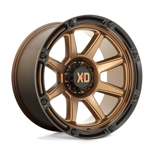 20X12 XD XD863 5X5.0 -44MM MATTE BRONZE WITH BLACK LIP