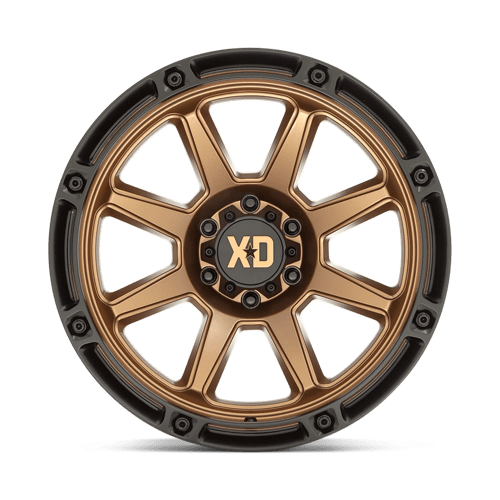 20X9 XD XD863 8X6.5 18MM MATTE BRONZE WITH BLACK LIP