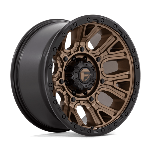 20X10 Fuel 1PC D826 TRACTION 8X6.5 -18MM MATTE BRONZE WITH BLACK RING