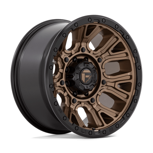 20X10 Fuel 1PC D826 TRACTION 8X180 -18MM MATTE BRONZE WITH BLACK RING