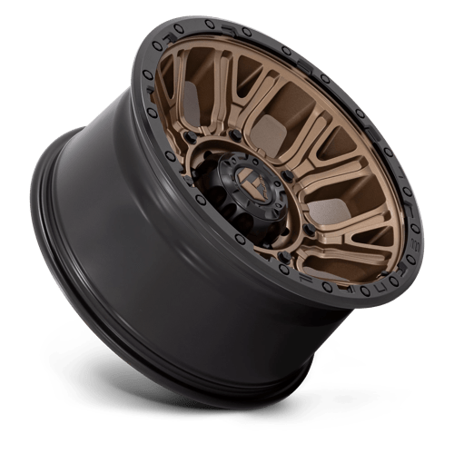 20X10 Fuel 1PC D826 TRACTION 8X180 -18MM MATTE BRONZE WITH BLACK RING