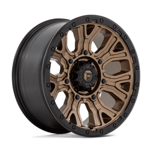 20X9 Fuel 1PC D826 TRACTION 6X135 1MM MATTE BRONZE WITH BLACK RING