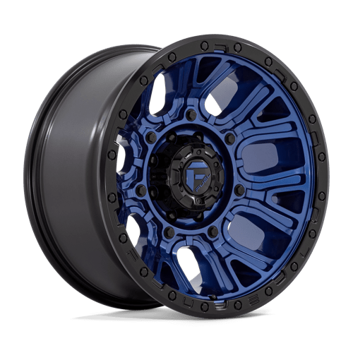 20X10 Fuel 1PC D827 TRACTION 8X170 -18MM DARK BLUE WITH BLACK RING