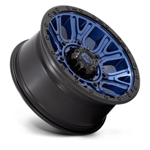 20X9 Fuel 1PC D827 TRACTION 8X170 1MM DARK BLUE WITH BLACK RING