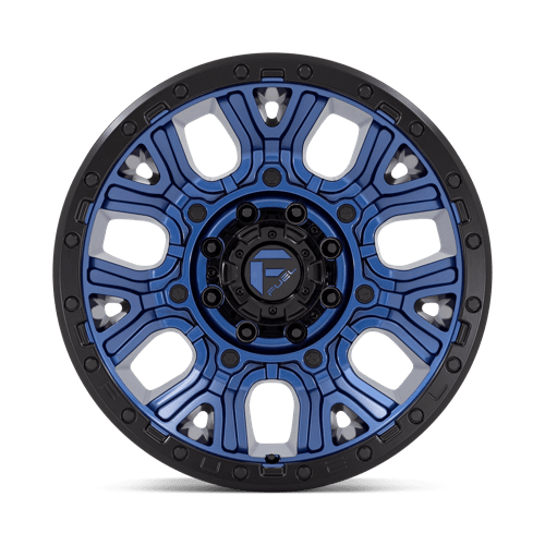 20X9 Fuel 1PC D827 TRACTION 8X170 1MM DARK BLUE WITH BLACK RING