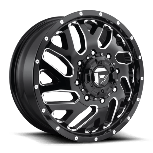 20X8.25 Fuel 1PC D581 TRITON 8X210 105MM GLOSS BLACK MILLED