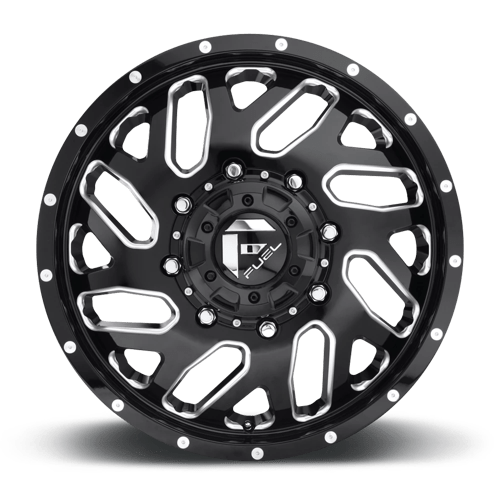 20X8.25 Fuel 1PC D581 TRITON 8X210 105MM GLOSS BLACK MILLED