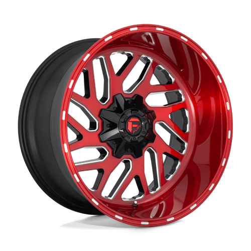 20X10 Fuel 1PC D691 TRITON 8X180 -18MM CANDY RED MILLED