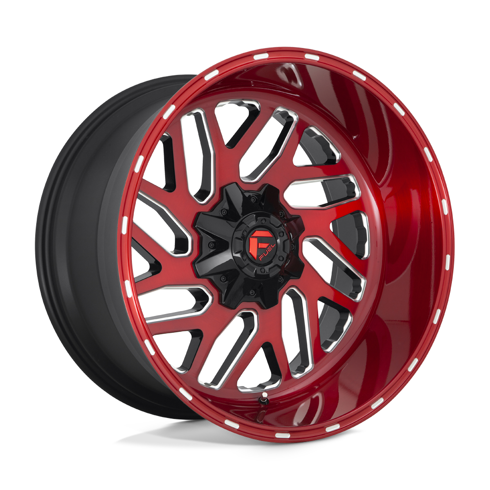 20X10 Fuel 1PC D691 TRITON 8X180 -18MM CANDY RED MILLED