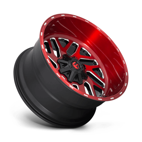 20X10 Fuel 1PC D691 TRITON 8X6.5 -18MM CANDY RED MILLED