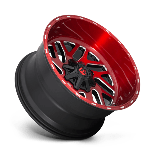 22X10 Fuel 1PC D691 TRITON 6X135/5.5 -19MM CANDY RED MILLED