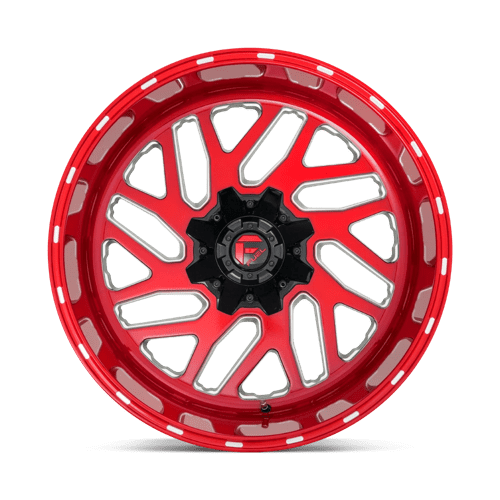 22X10 Fuel 1PC D691 TRITON 6X135/5.5 -19MM CANDY RED MILLED