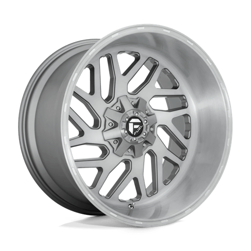 20X10 Fuel 1PC D715 TRITON PLATINUM 5X4.5/5.0 -18MM BRUSHED GUN METAL TINTED CLEAR