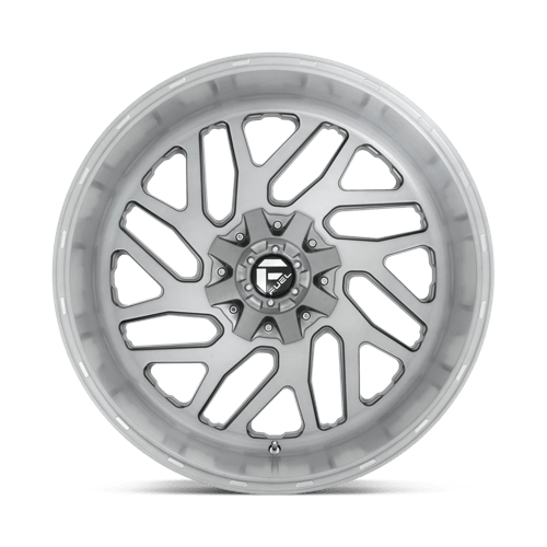 20X10 Fuel 1PC D715 TRITON PLATINUM 5X4.5/5.0 -18MM BRUSHED GUN METAL TINTED CLEAR