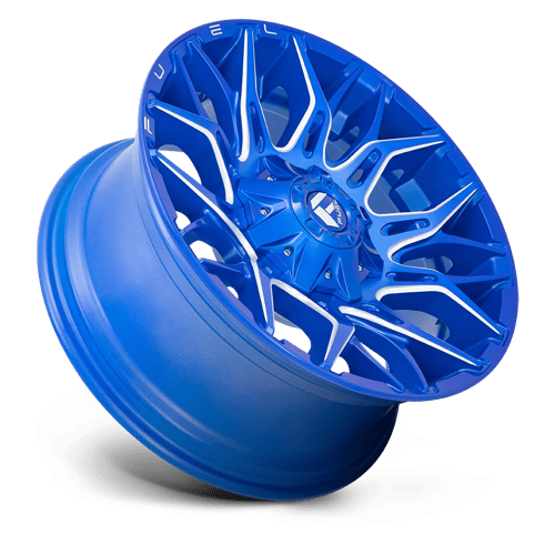 22X12 Fuel 1PC D770 TWITCH 8X180 -44MM ANODIZED BLUE MILLED