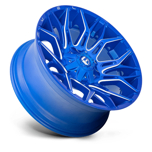 22X10 Fuel 1PC D770 TWITCH 8X170 -18MM ANODIZED BLUE MILLED