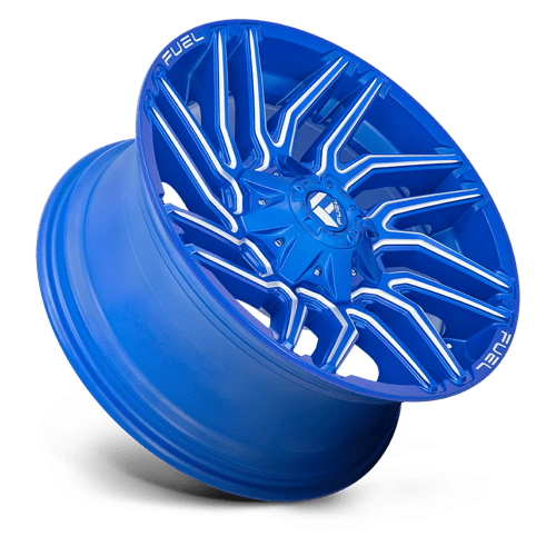 22X10 Fuel 1PC D774 TYPHOON 5X4.5/5.0 -18MM ANODIZED BLUE MILLED
