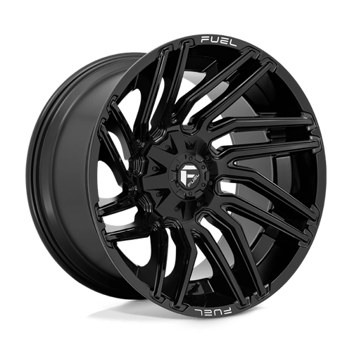 22X12 Fuel 1PC D776 TYPHOON 5X4.5/5.0 -44MM GLOSS BLACK