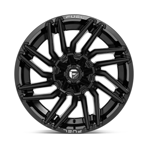 22X12 Fuel 1PC D776 TYPHOON 5X4.5/5.0 -44MM GLOSS BLACK