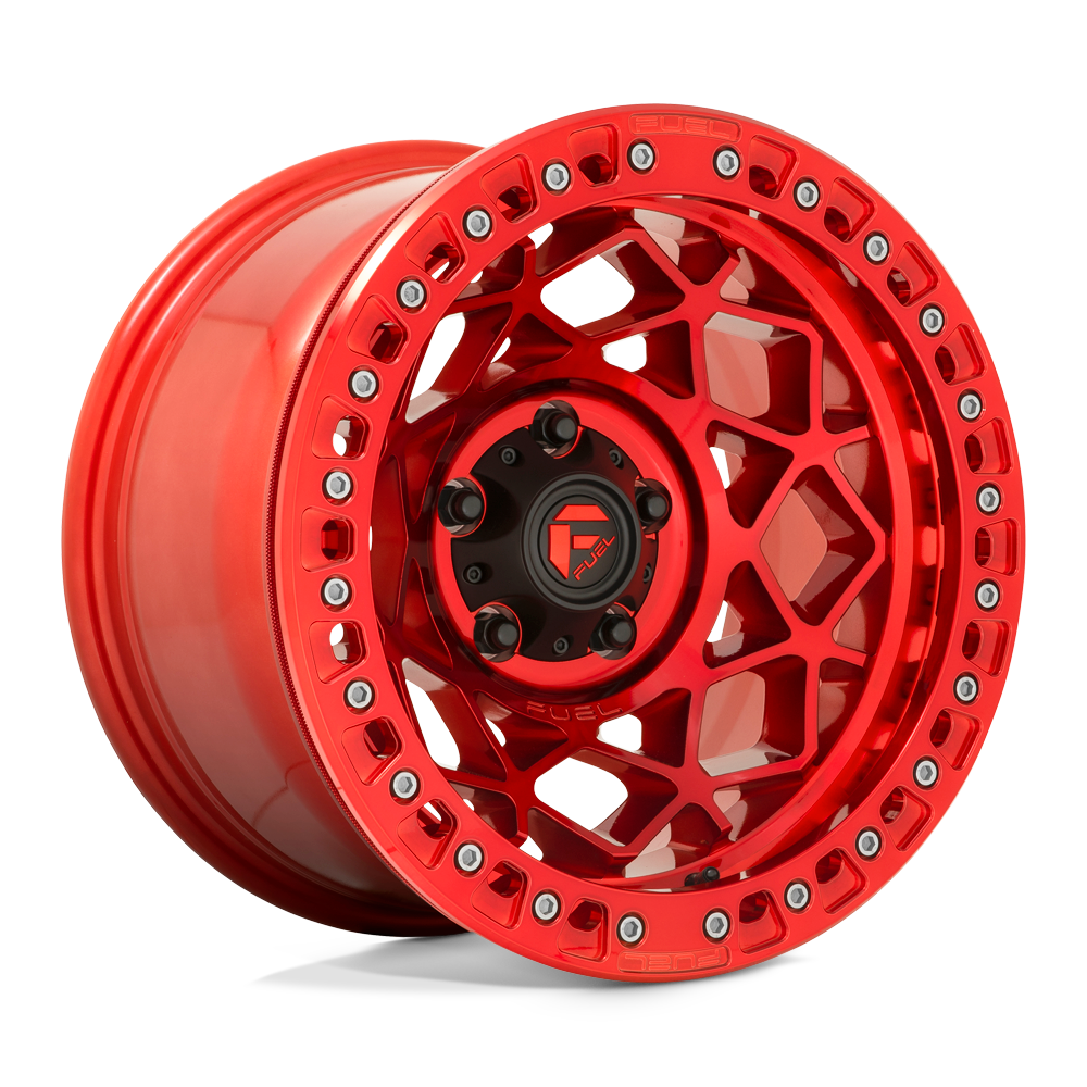 17X9 Fuel 1PC D121 UNIT BEADLOCK 6X135 -15MM CANDY RED