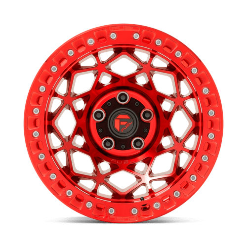 17X9 Fuel 1PC D121 UNIT BEADLOCK 6X135 -15MM CANDY RED