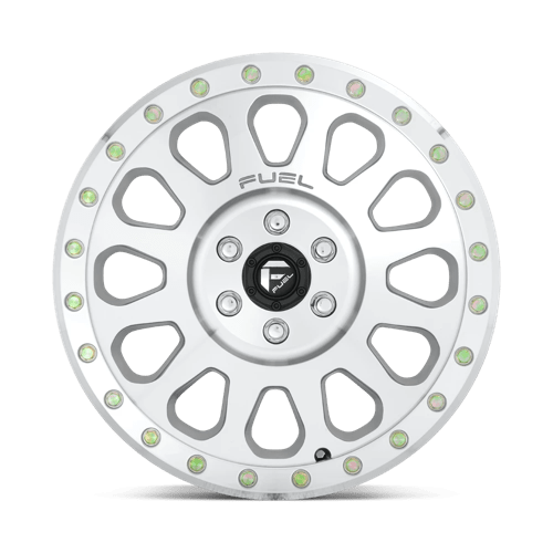 18X9 Fuel 1PC D647 VECTOR 5X5.0 1MM DIAMOND CUT MACHINED WITH CLEAR COAT WITH