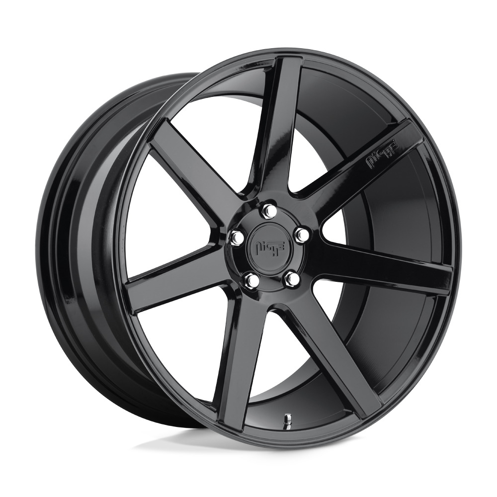 18X8 Niche 1PC M168 VERONA 5X4.5 40MM GLOSS BLACK