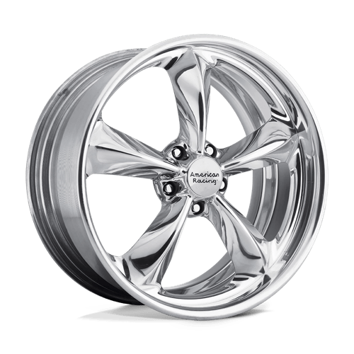 18X9 American Racing Vintage VN425 TORQ THRUST SL 5X4.75 6MM POLISHED