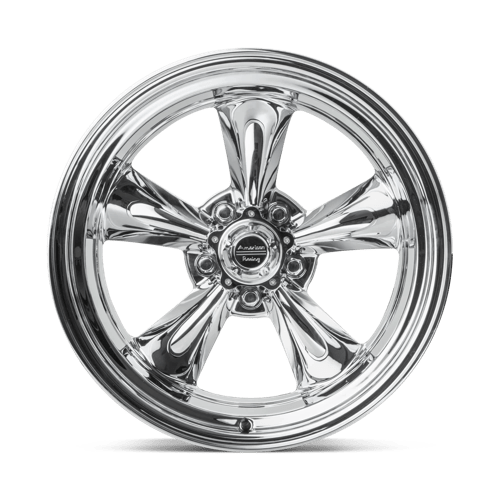 18X8 American Racing Vintage VN615 TORQ THRUST II 1 PC 5X4.75 0MM CHROME