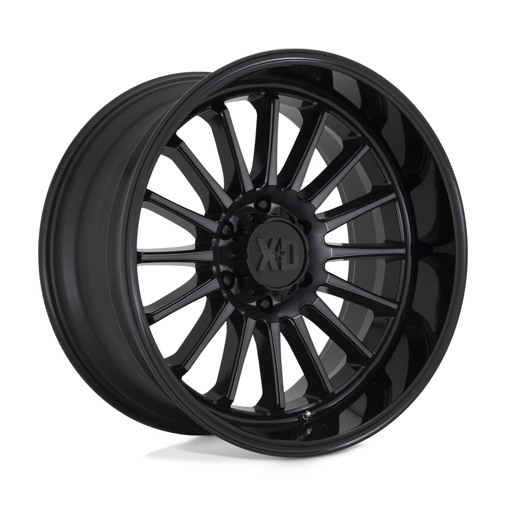 20X9 XD XD857 WHIPLASH 5X5.5 0MM GLOSS BLACK WITH GRAY TINT