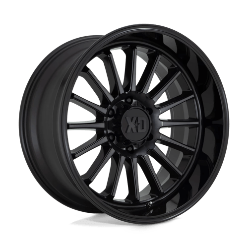 20X9 XD XD857 WHIPLASH 5X5.5 0MM GLOSS BLACK WITH GRAY TINT