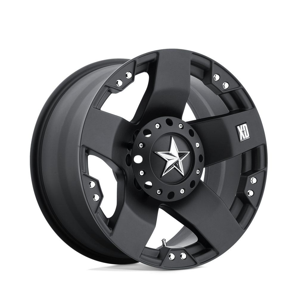 18X9 XD XD775 ROCKSTAR 6X135/5.5 0MM MATTE BLACK