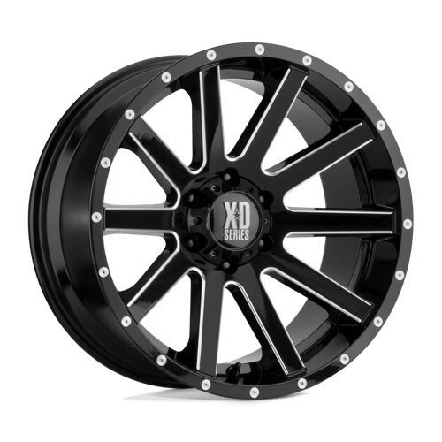 20X10 XD XD818 HEIST 5X5.0 -24MM SATIN BLACK MILLED